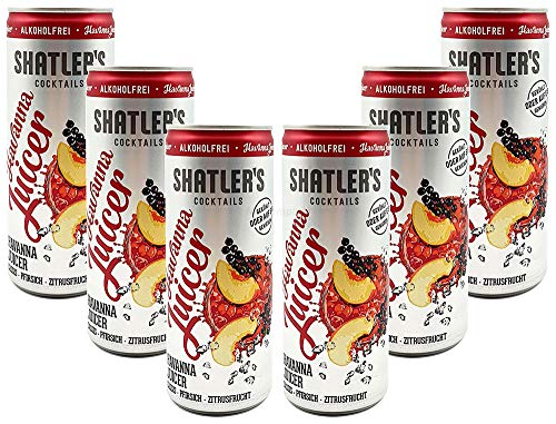Shatlers Cocktail - 6er Set Shatlers Havanna Juicer 0,25L Alkoholfrei - inklusive Pfand EINWEG - Shatlers Cocktail - Ready to Go