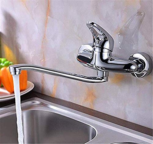 Robinet d'évier de cuisine mural pour une pièce moderne