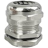 Art.-Nr. TC-10302888 TRU COMPONENTS TC-10302888 Kabelverschraubung PG21 Messing (vernickelt) Metall 1St.