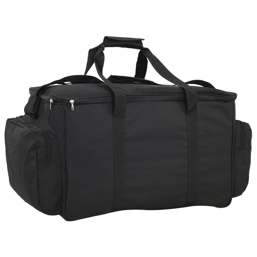 Furniture Select - Bolsa de pesca impermeable de tela Oxford negra, Black