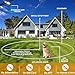 GPS Wireless Dog Fence System, Electric Dog Fence, IPX7 Waterproof Rechargeable Collar Receiver,Radius from min 33 to max 999 Yards, Electric Dog Fence with No Wire Circular Boundary,Outdoor Use Only2