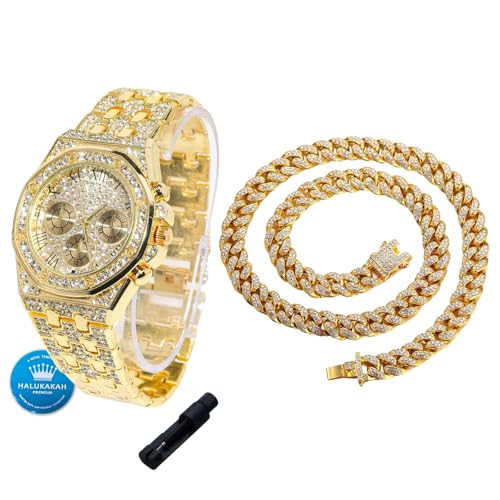 Reloj de oro para niños y adolescentes con movimiento de cuarzo y esfera de 40mm