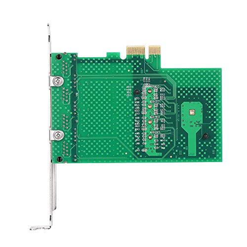 Adaptador de rede Docooler PCI-E Ethernet 4 portas Gigabit 1000 m suporte PCI-E X1X4 X8 X16