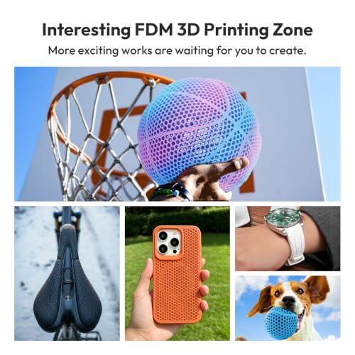 Image of Amolen Rebound PEBA 90A Flexible Filament, 1.75mm 3D Printer Filament, 78% Energy Return & 20% Lighter, High-Speed Printing Lightweight for Sports & Robotics, Drones & Functional Prototypes, White 1kg