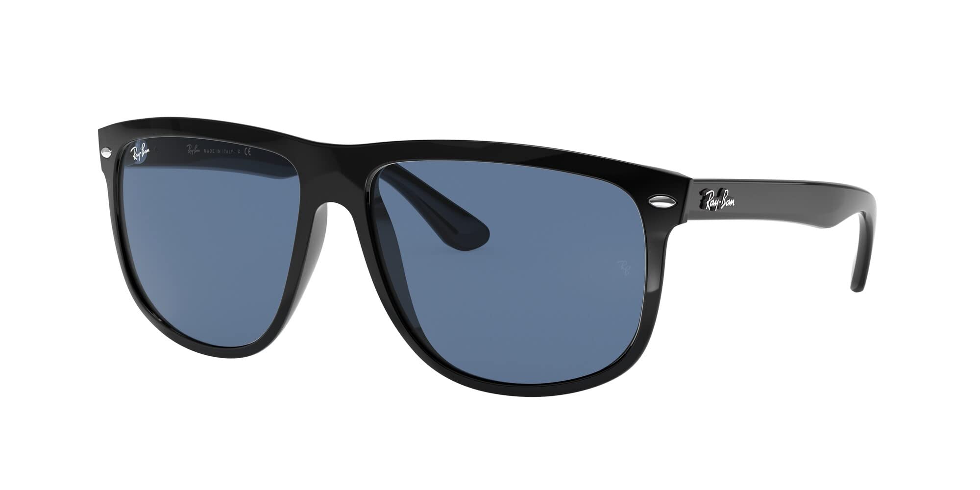 Ray-Ban unisex adult Rb4147 Boyfriend Sunglasses, Black/Dark