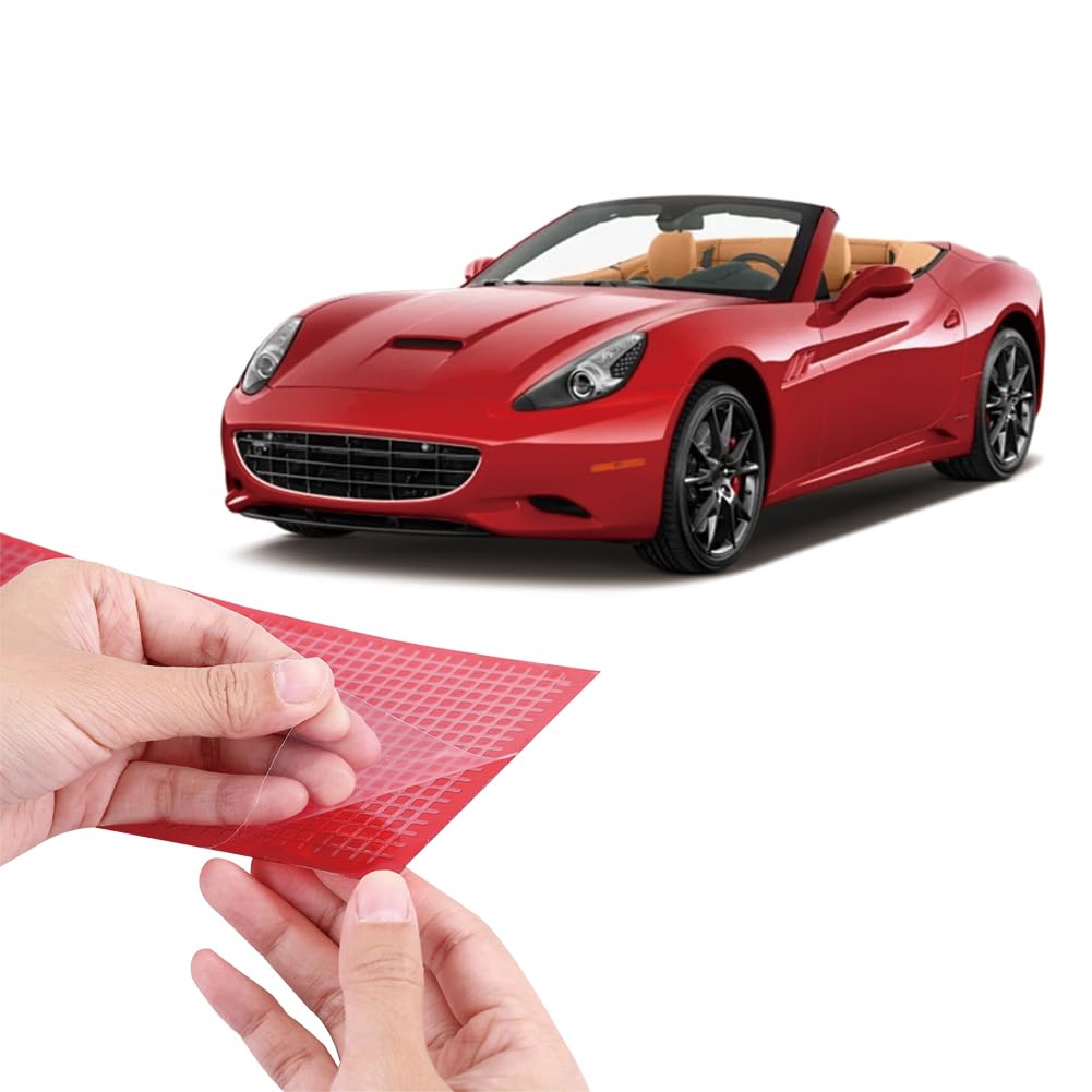 Tiiyee Kit de ReparacióN Lentes Luz Trasera, Coche La Lente Las PelíCula AutomóViles para Piloto Trasero Luces Traseras AutomáTicos Paquete Pelí del Crack MúLtiple PráCticas PatróN Rejilla Faros