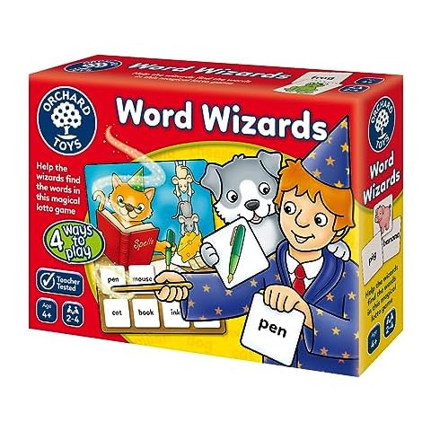 Orchard Toys Word Wizards Spelling Game for Kids Cover