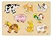 Goki Puzzle à Encastrements, Bébés Animaux