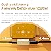 FiiO/Snowsky Tiny Portable DAC & Headphone Amplifier, Hi-Res USB DAC, PEQ Precision Tuning, PCM 384kHz/DSD256 Decoding, Android App/Web Control (3.5mm + 4.4mm Outputs,Tiny B Gold)