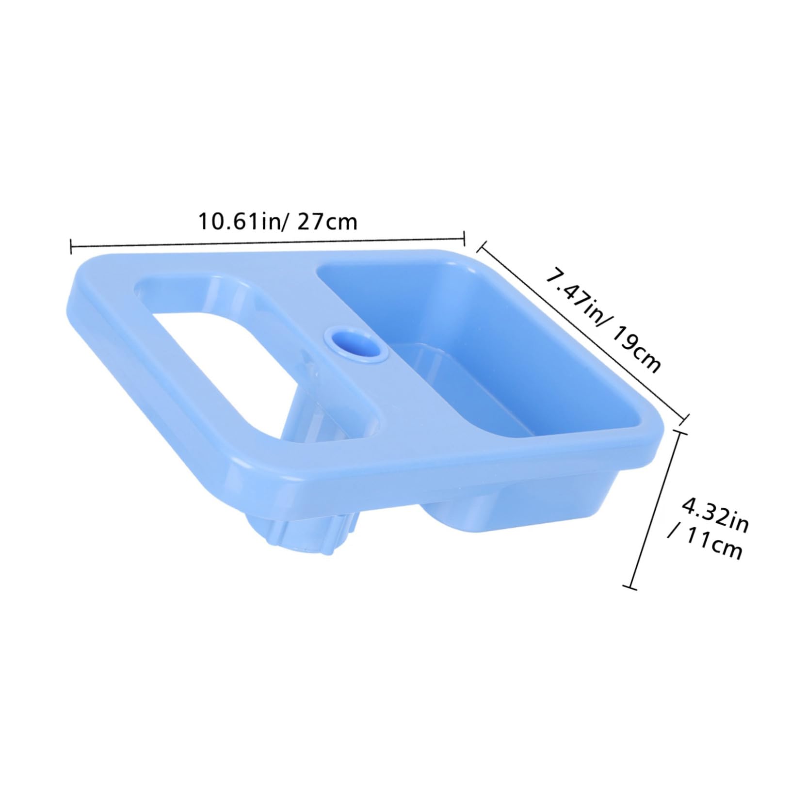 Support De Perfusion Plateau En Plastique Léger Pour Poteau Iv, Plaque De Rangement Professionnelle Antidérapante Pour Accessoires Médicaux Et Porte-gouttes, Usage Hospitalier Industriel