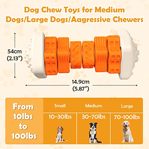 Tough-Dog-Toys-for-Aggressive-ChewersDog-Puzzle-Toys-Indestructible-Dog-Toys-Interactive-Dog-Chew-Toys-with-Beef-Flavor-Rubber-Dog-Enrichment-Toys-for-SmallMediumLarge-Dogs - Cucciolini Doodles   Tough-Dog-Toys-for-Aggressive-ChewersDog-Puzzle-Toys-Indestructible-Dog-Toys-Interactive-Dog-Chew-Toys-with-Beef-Flavor-Rubber-Dog-Enrichment-Toys-for-SmallMediumLarge-Dogs