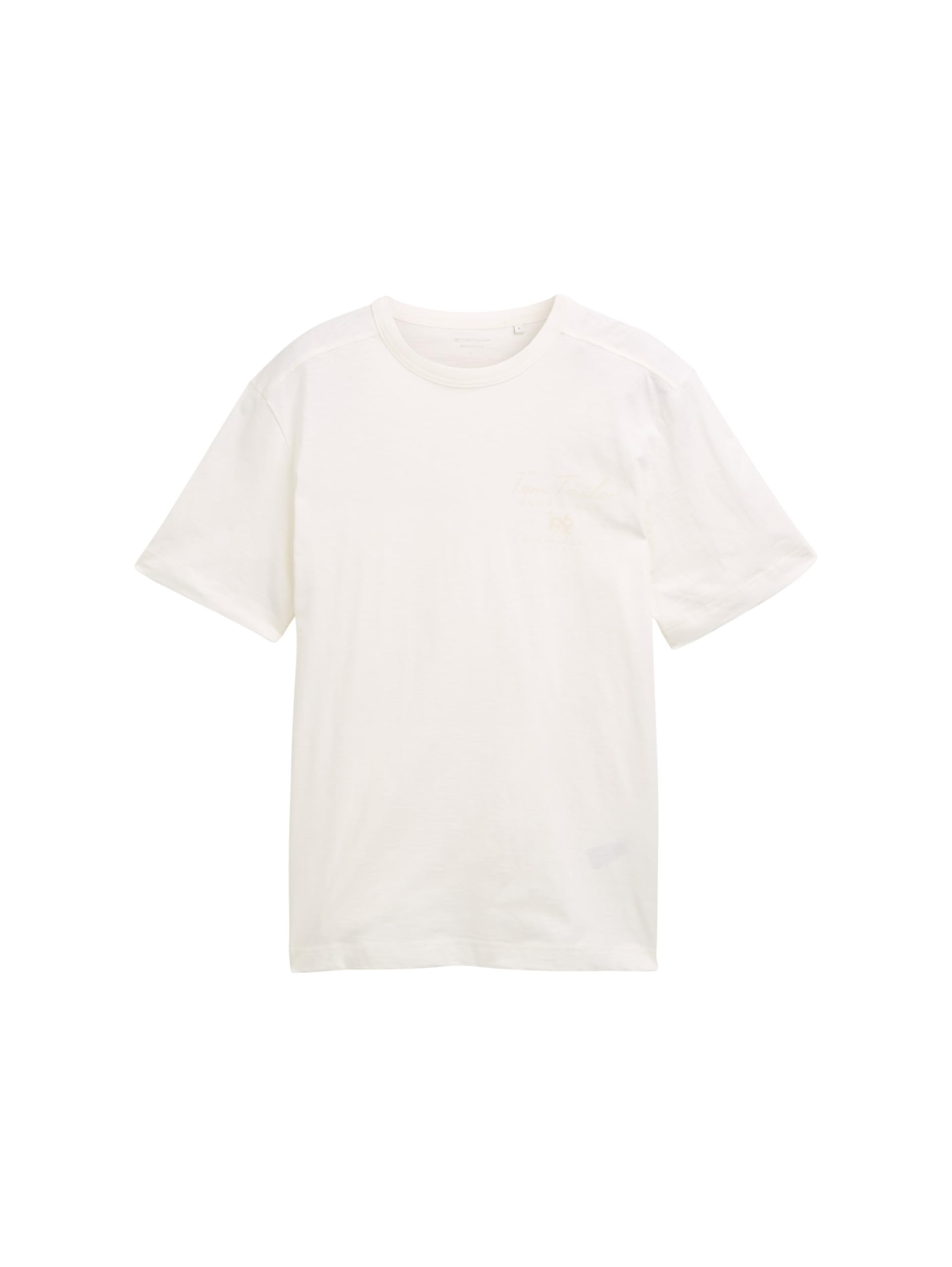 TOM TAILOR Herren Basic T-Shirt mit Print