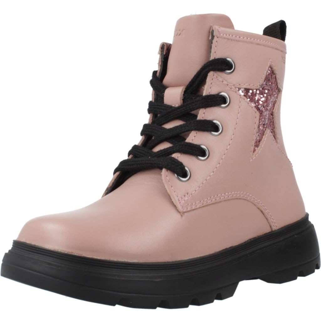 Geox Baby B Kiddartah Girl Ankle Boots Old Rose 22 EU