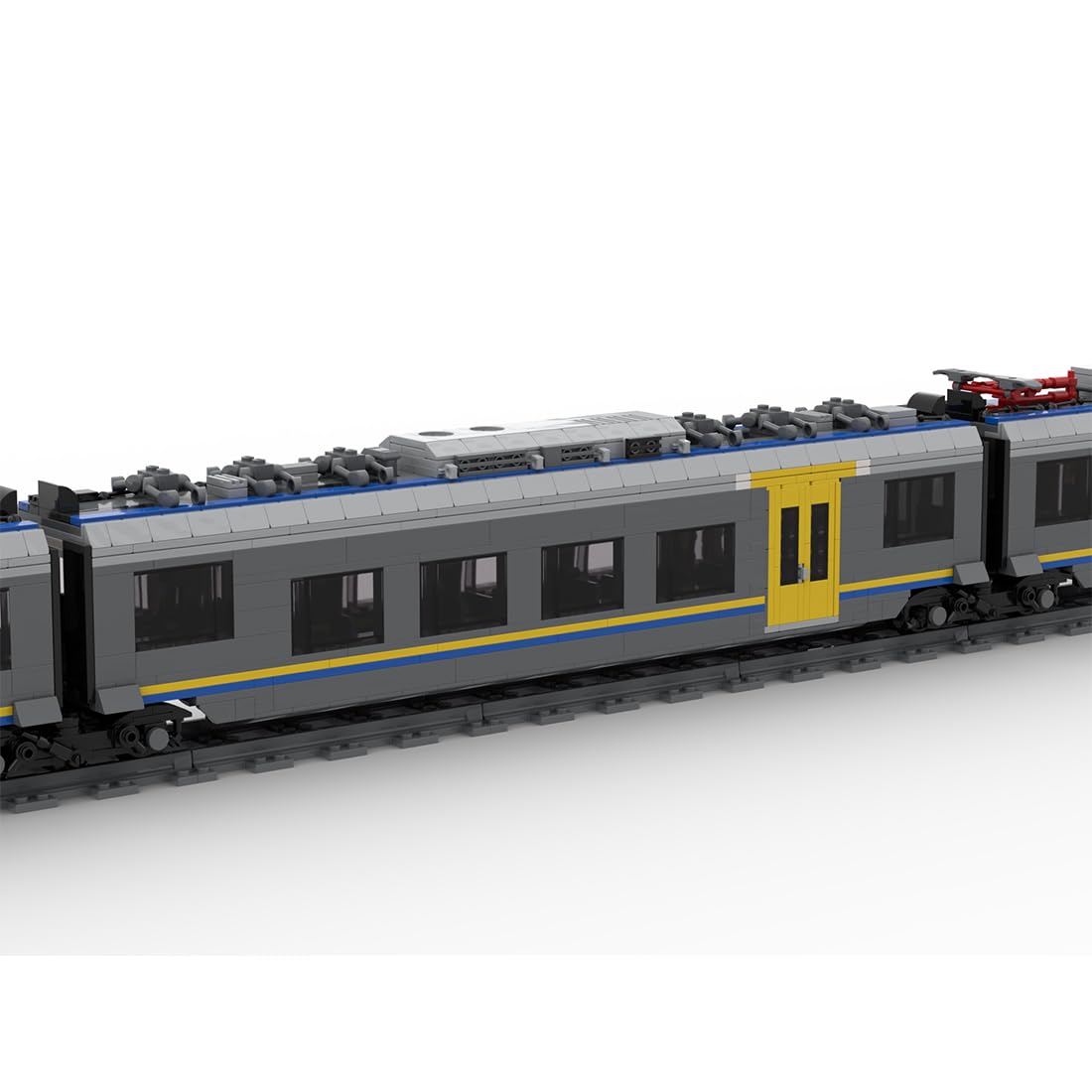 Italienisches ETR104-Elektrotriebzug-Modellset aus Ziegelsteinen (statische Version/4272 Teile)