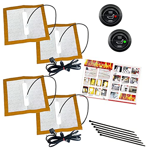 WATERCARBON 1001Universal Seat Heater High Low Round 2 Seats