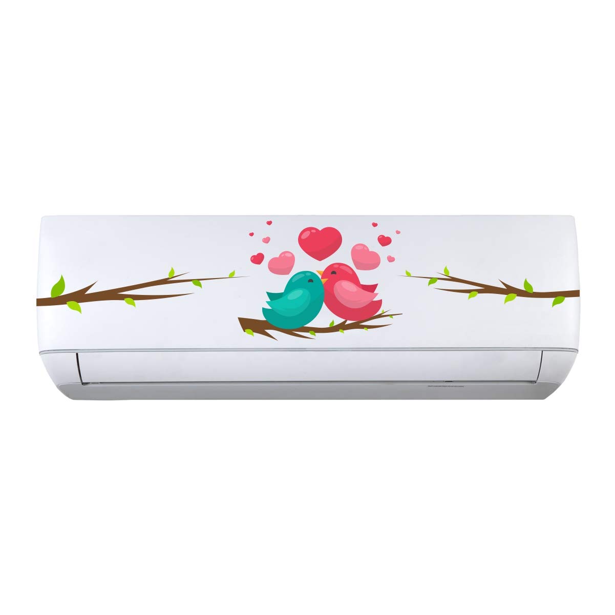 Decal O Decal Air Conditioner Sticker - Love Birds On The Branch of Tree - Decorative AC - Sticker-image-32
