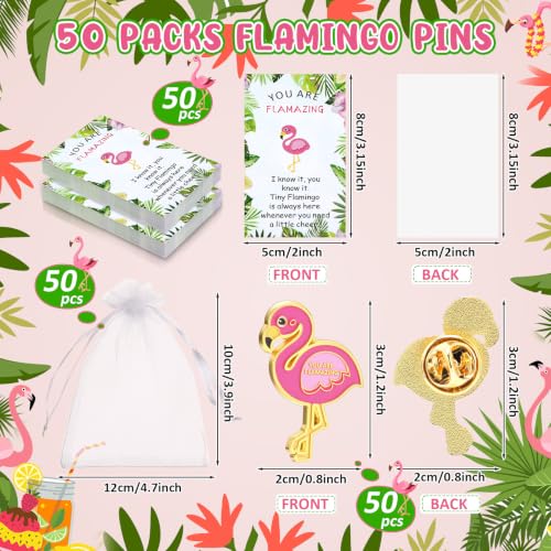 Image of Quelay Flamingo Gift for Women Positive Employee Appreciation Gifts Bulk for Coworker Staff Volunteer Teacher Favor