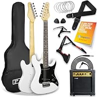 GUITAR PACKAGE - With your guitar, you will get a carrying case, picks, strap, wajcha whammy, replacement strings, stand, 10 watt exercise amplifier with cable and capo CONTROL YOUR TONING - 2 single coil pickups for pop and rock sounds that can be a...