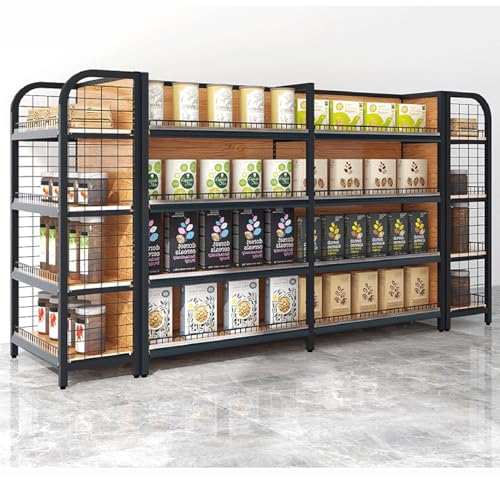 XingLi Heavy Duty Storage Shelves Adjustable 5 Tier Metal Shelves for Storage Garage Industrial Shelving Utility Racks,Garage Shelves Sturdy Industrial Shelf, Easy Assemble