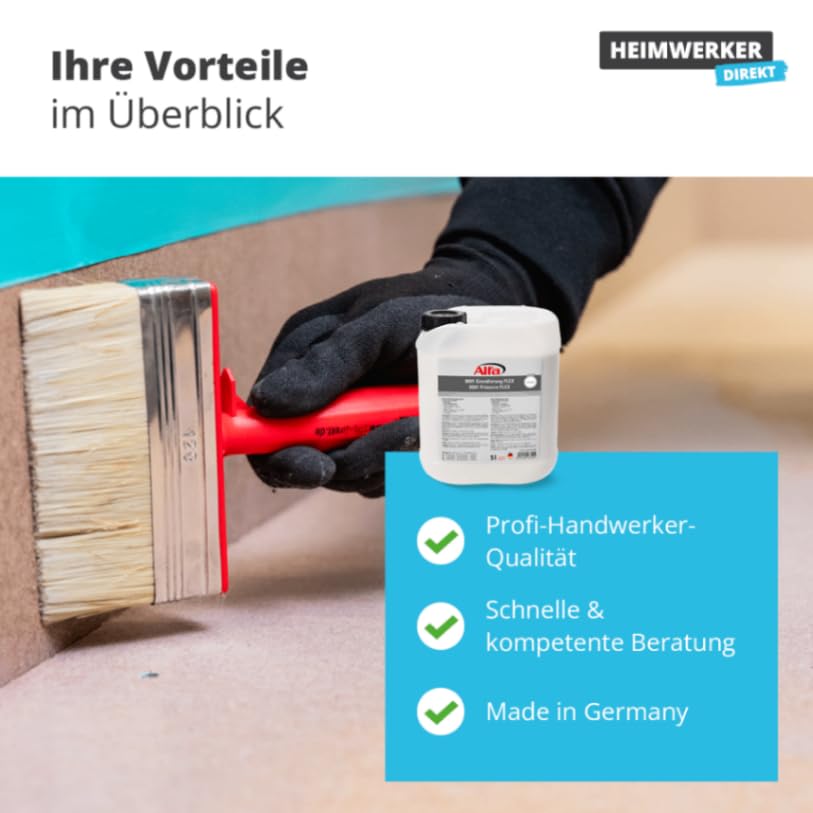 Alfa Grundierung FLEX 5 l – Voranstrich und Tiefengrundierung (5 l)