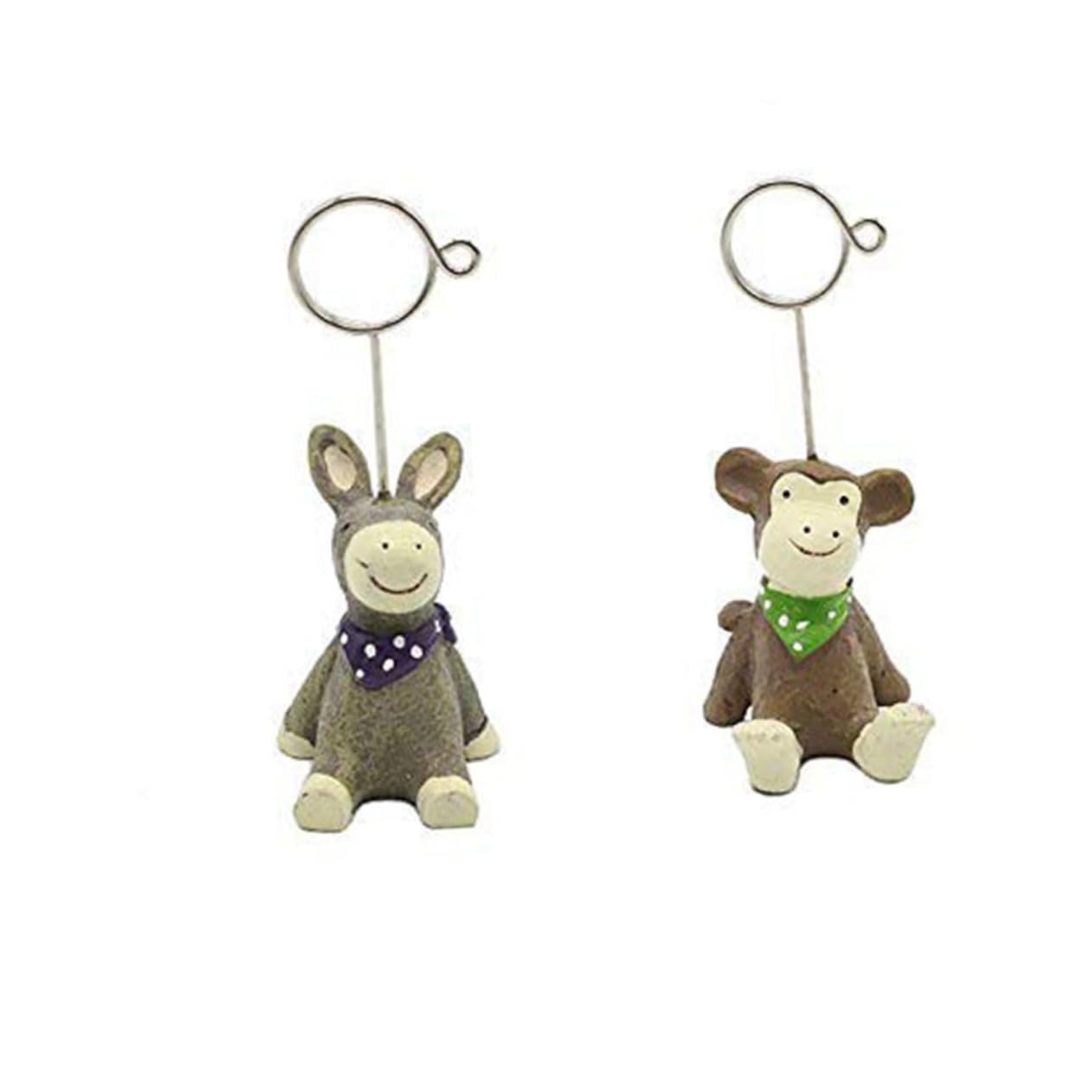 JYNVO 6pcs Supports Photo & Porte-Mémo à Motifs Animaux, Porte Photo