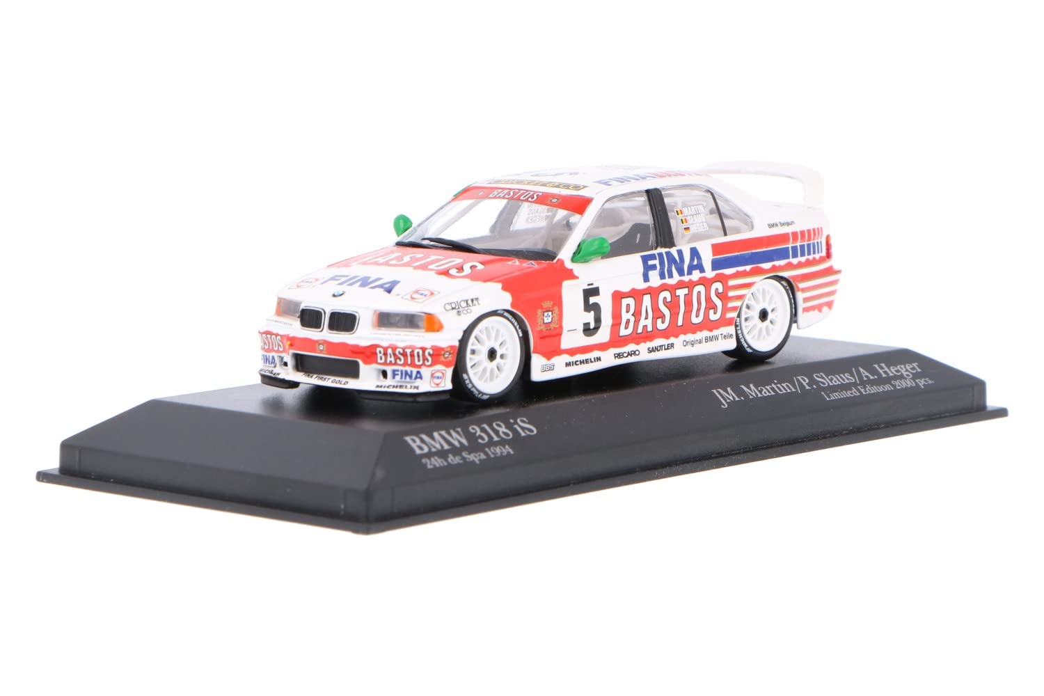BMW 318 IS Minichamps 1/43 réplique haut de gamme aux détails historiques ultra précis