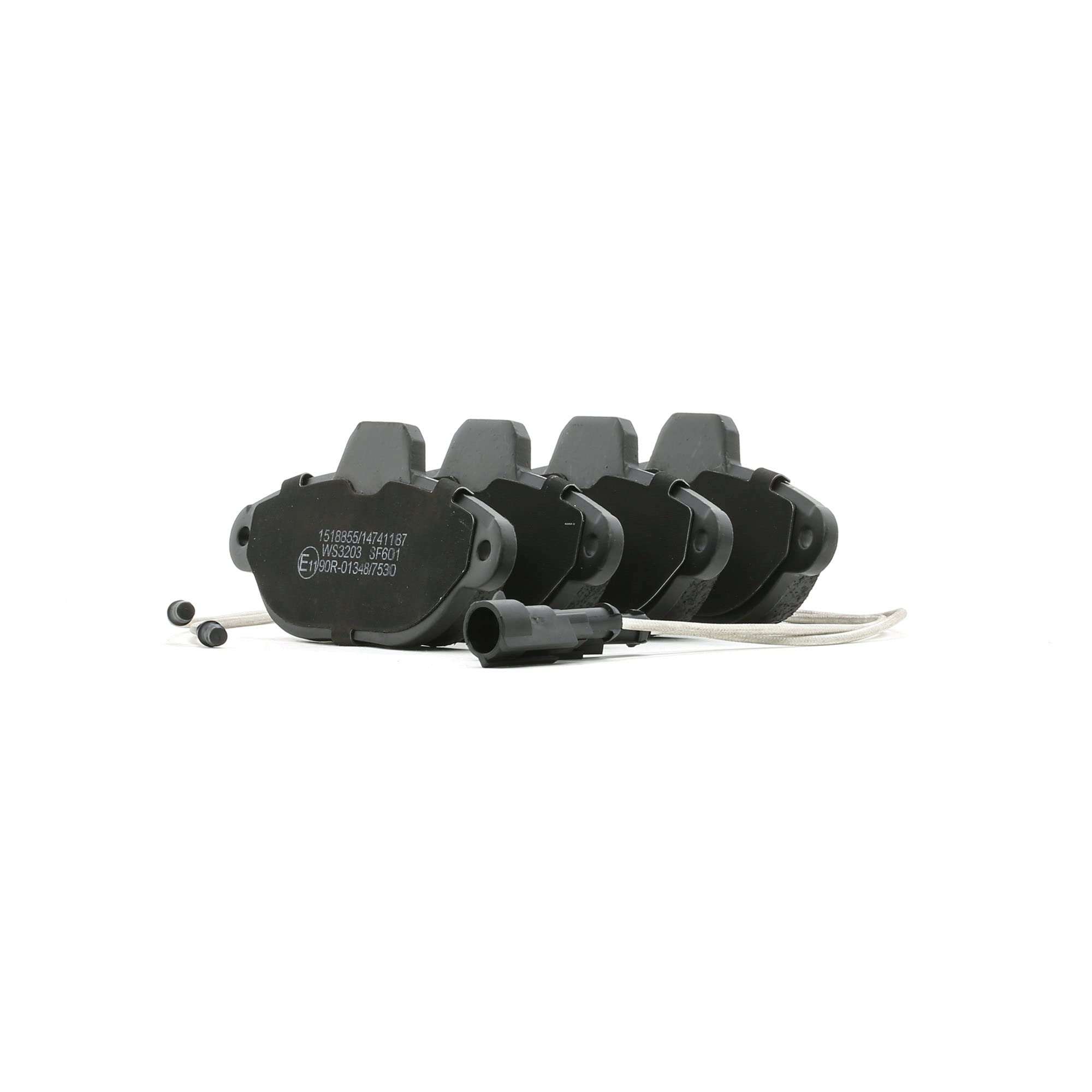 RIDEX 3405B1790 Set d'assale Kit dischi e pastiglie Anteriore senza mozzo portaruota Compatibilità con FIAT PANDA 169