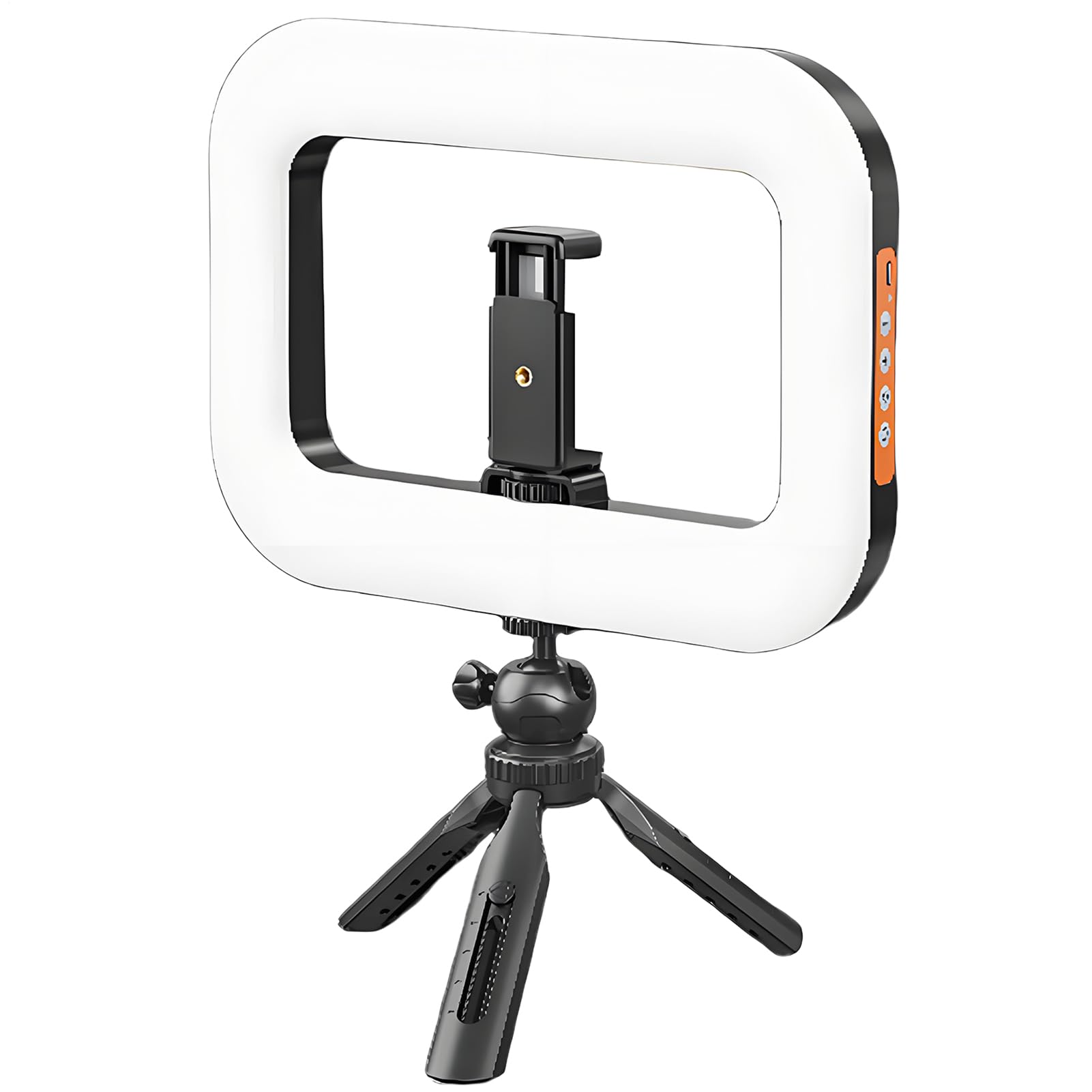 Lampe LED pour Téléphone Portable LED Anneau Lumière Réglable Portable avec