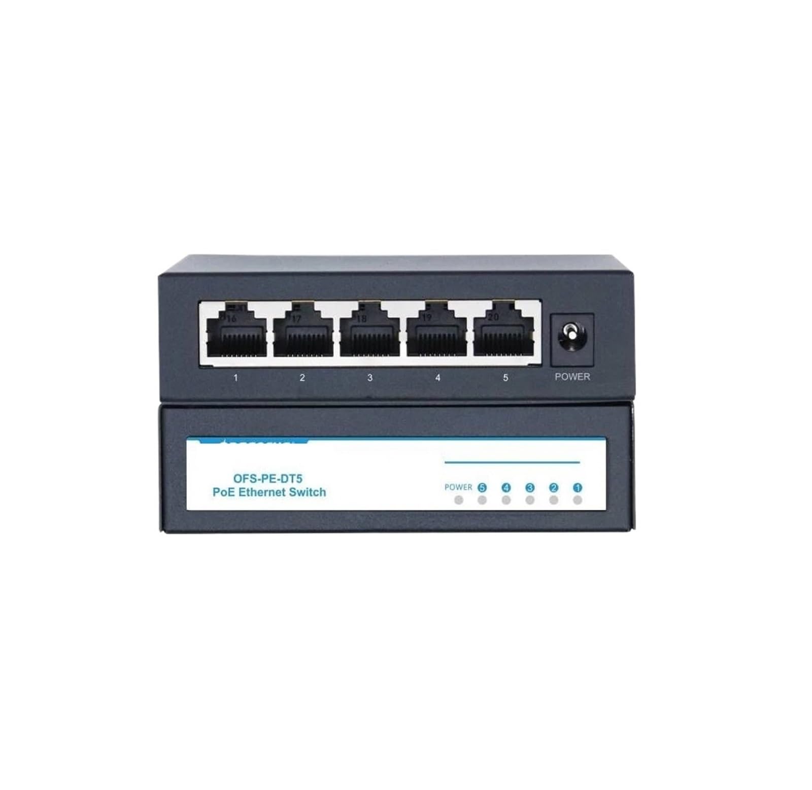 Commutateur POE 48W Ethernet Actif répartiteur Hub Gigabit avec prise EU