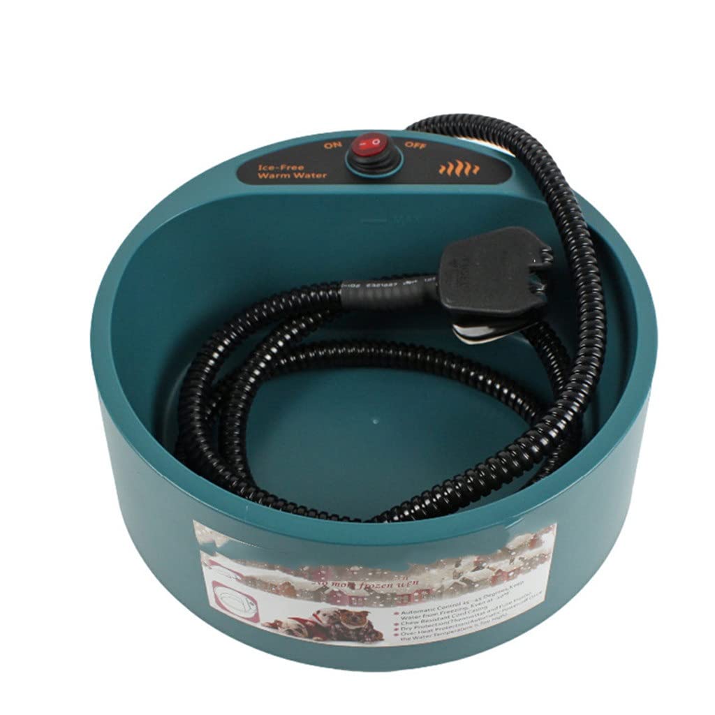 Pet Dog Bowl Food Winter Heating Feed Cage Temperatura costante 2L Ciotole Feeder Prodotti