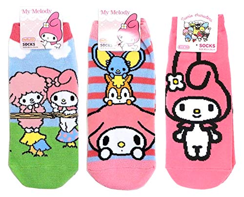 マイメロディ レディースソックス ３柄セット