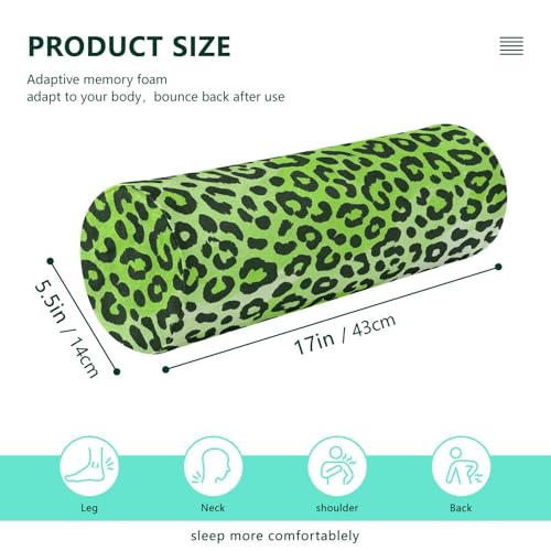 Almohada cilíndrica viscoelástica con funda lavable miniatura 3