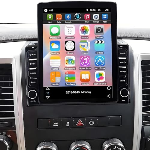 Radio para auto PHEZEN 9.7 pulg tactil Android 13 miniatura 1
