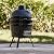 VESSILS 9.8-in W Kamado Charcoal BBQ Grill – Heavy Duty Ceramic Barbecue Smoker and Roaster with Built-in Thermometer and Stainless Steel Grate