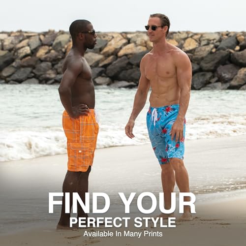 Image of Kanu Surf Men's Flex Plaid Swimtrunk