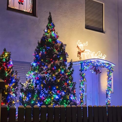 Image of One94Store 22 Meter Copper String Fairy Lights - 84 Multicolor LEDs, Flexible Waterproof Decorative Lights for Diwali, Christmas, Parties & Home Decor (Pack of 1)