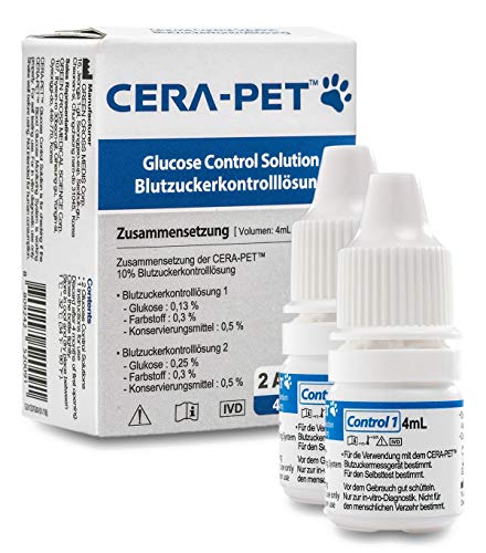 Cera-Pet Kontrolllösung - Blutzuckermessgerät für Hunde und Katzen Cover