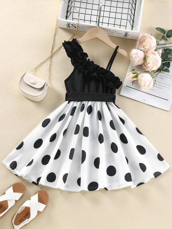 Image of Buy & Try Bali Lycra Fabrick Printed Girl Frock Dress