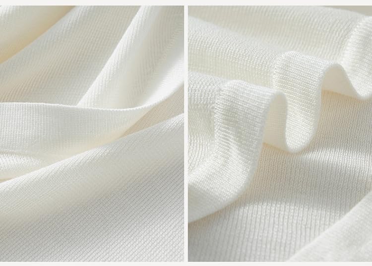 Cardigan Donna Cardigan Elegante in Maglia da Donna Corto con Maniche A 3/4 Bolero Coprispalle Top Estivo Leggero Mini Giacca Morbida E Accogliente Maglietta in Tencel Maglia Aperta sul D