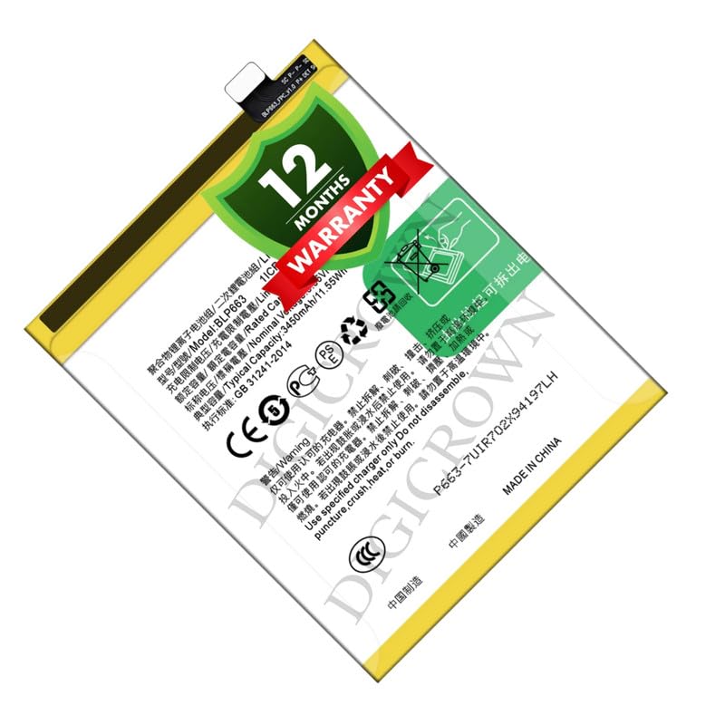 Image of Original BLP663 Battery Compatible for Oppo R15 - (3450.mAh) - 1 Year Warranty DF7