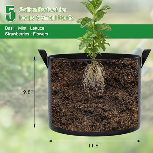 FEED GARDEN 5 Gallon Grow Bags