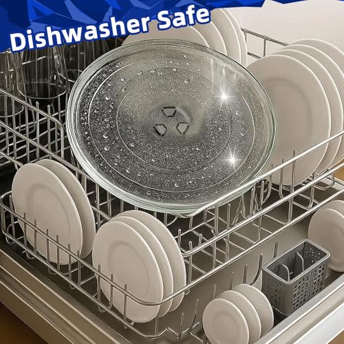 Image of 9.6 Inch Microwave Glass Plate - Durable Replacement Microwave Glass Plate for Small & Retro Microwaves (0.7 Cu Ft, 700W), Good Price Quick Fix