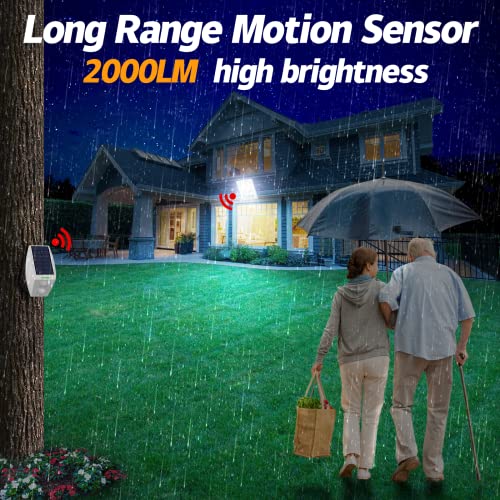 intelamp Solar Security Lights Outdoor 3000LM - Image 2