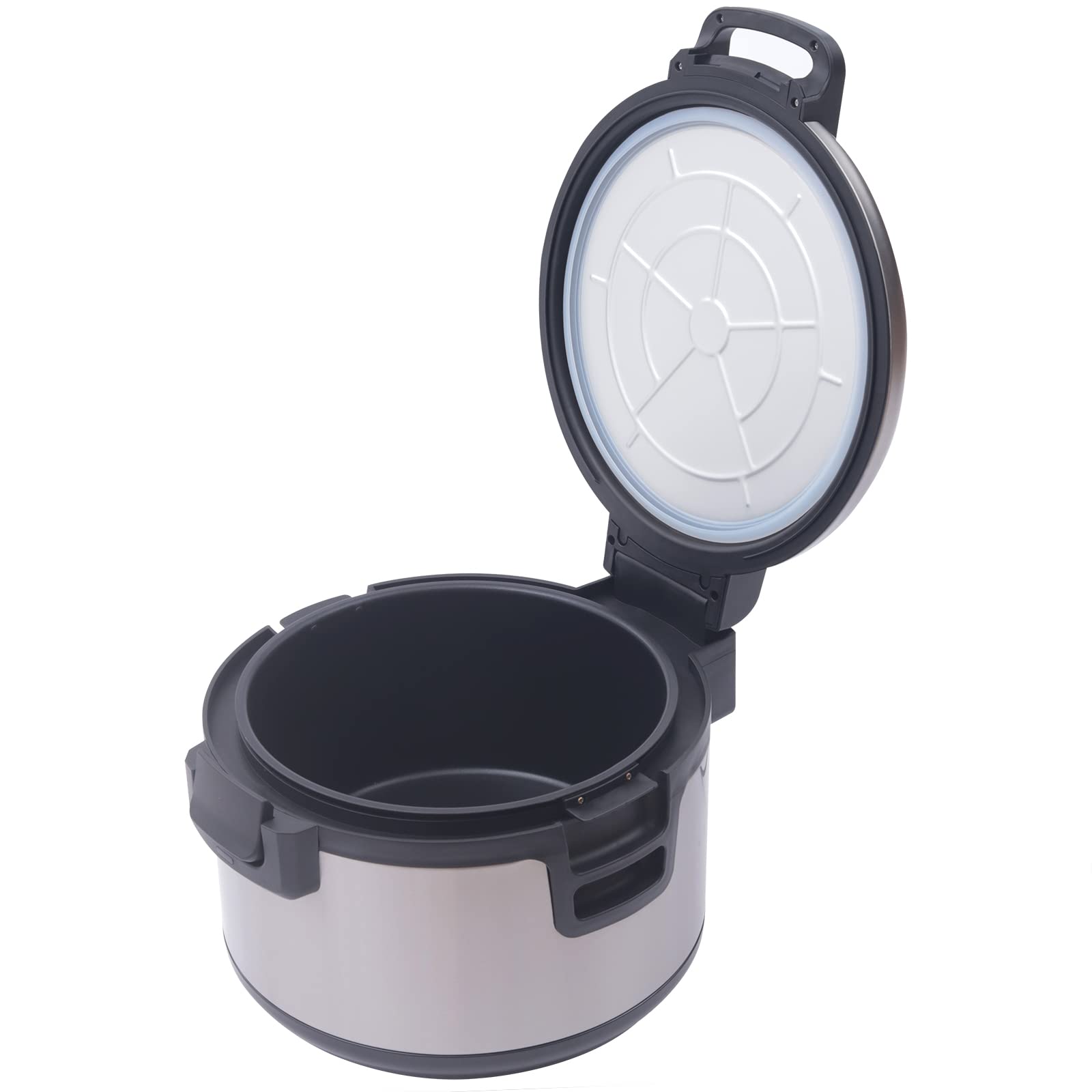 BANLICALI Commercial Rice Warmer, 19 L/20QT Stainless Steel Electric Food Warmer with Non-stick Inner Pot, 68?/72? Warming Temperature, Rice Warming Station for Restaurant Black 100W 110V