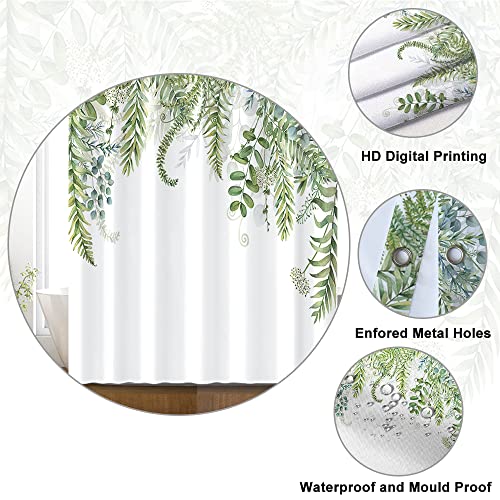 Uiiooazy Green Eucalyptus Shower Curtain - Image 4