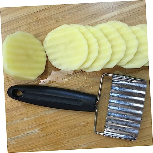 Cuchillo ondulado para papas Alipis acero inox miniatura 2