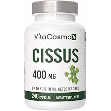 Cissus Quadrangularis Extract, 400 mg, 240 Veggie Capsules 100% Vegetarian, Non-GMO & Gluten Free