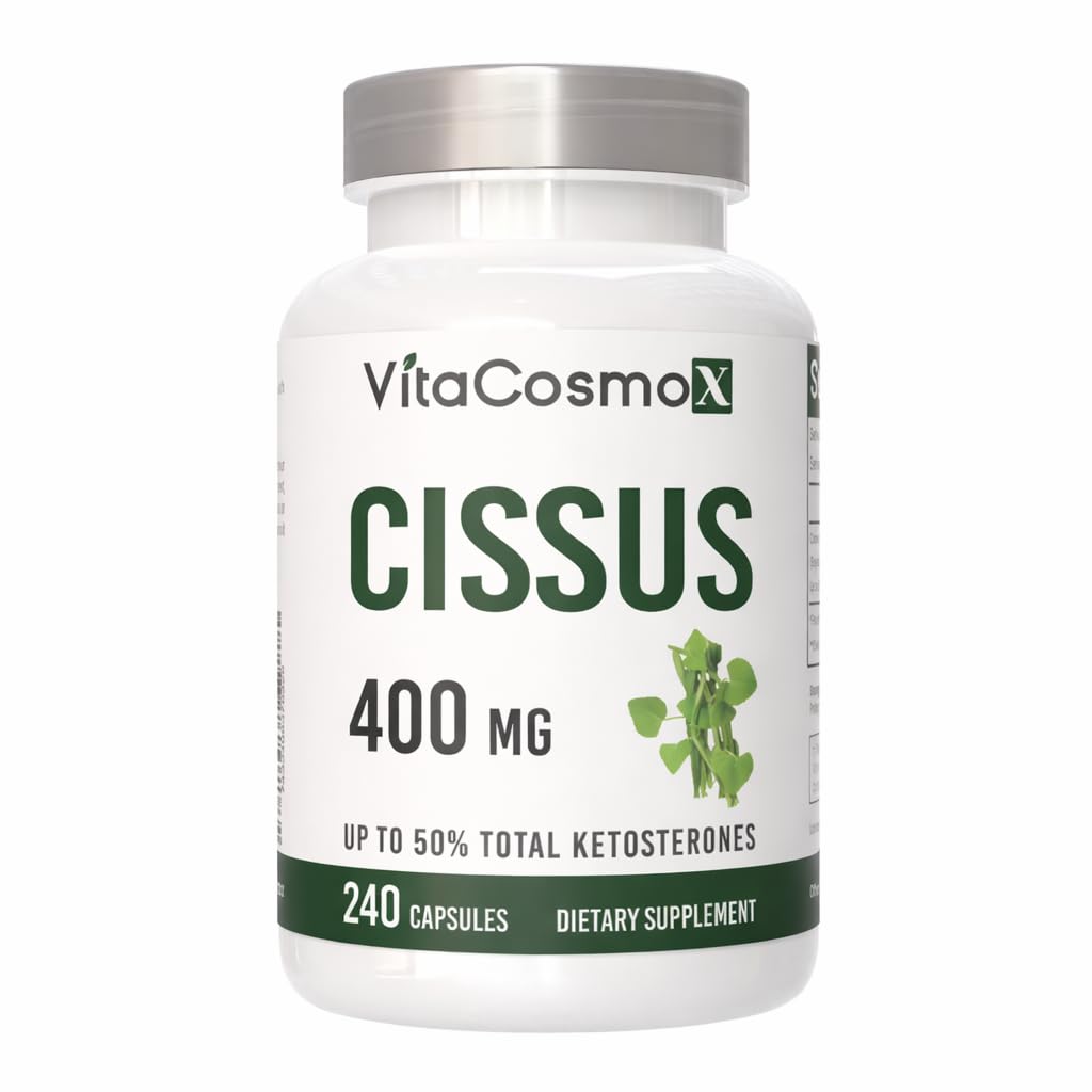 Cissus Quadrangularis Extract, 400 mg, 240 Veggie Capsules 100% Vegetarian, Non-GMO & Gluten Free - Image 2