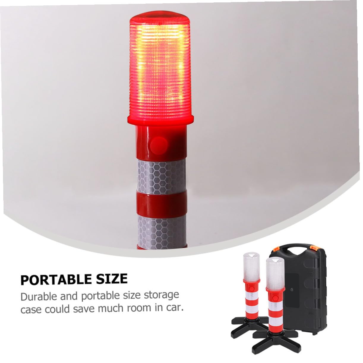 Lámpara De Emergencia Led Luz De Alerta Luz Stroboscópica De Seguridad Kit De Herramientas De Reparación Visión Grados Cintas Reflectantes De Accidentes Reducido Asistencia La