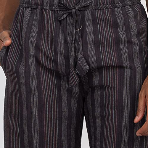 Unisex Stripe Comfy Weekend Lounge Pant with Elastic Waist3